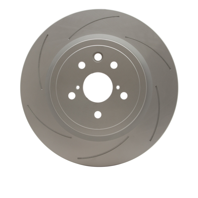 Lexus GS F Brake Rotor (1) - Left Rear - R1 Concepts - GeoSPEC Coated Rotor - Slotted - `15-`22